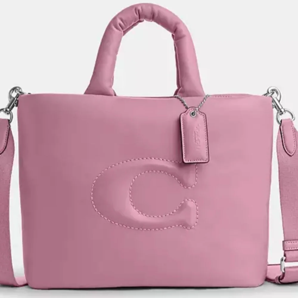 New Coach Pillow Tote (Pink Tulip Color) ๐ธ NWT ๐ธ - Picture 1 of 15